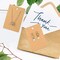 150 Set Earring Card with 150 Pieces Bags, Earring Card Holder Blank Kraft Paper Tags for DIY Ear Studs Necklace Jewelry Display (Brown)